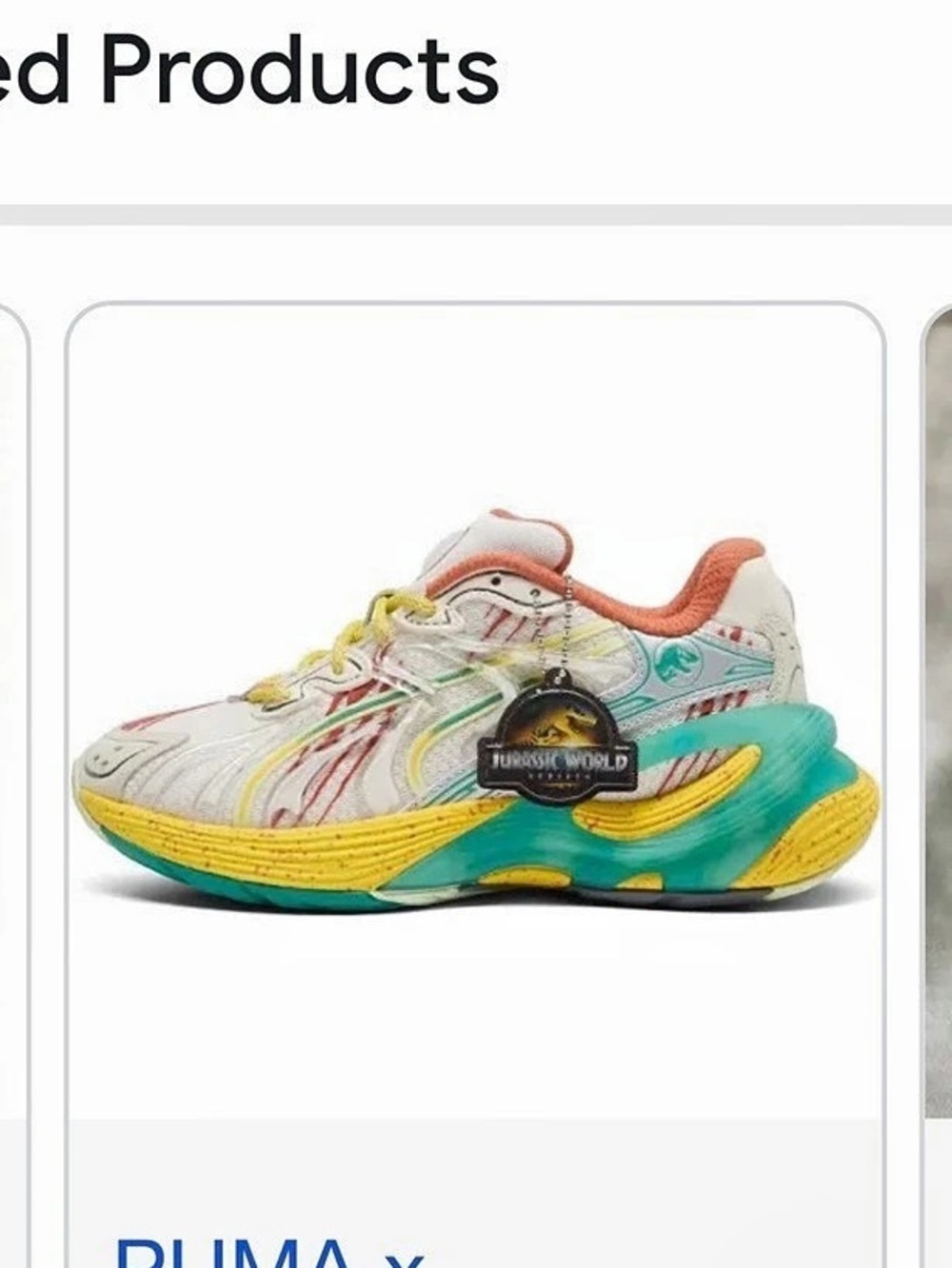 Puma x Jurassic World Inverse Big Kids' Sneakers x Inverse Sneakers White &